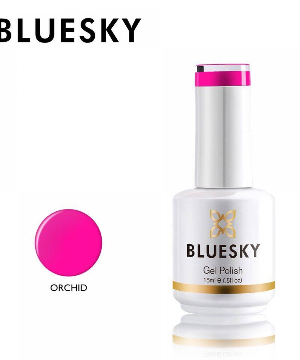 Bluesky Ημιμόνιμο Βερνίκι Νυχιών Neon Park Orchid ,15ml