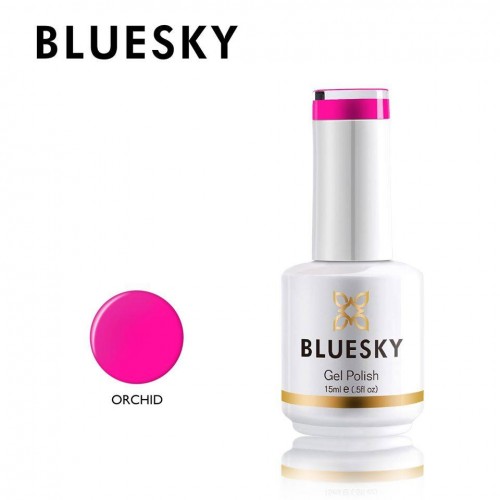 Bluesky Ημιμόνιμο Βερνίκι Νυχιών Neon Park Orchid ,15ml