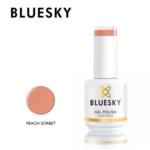 Bluesky Ημιμόνιμο Βερνίκι Νυχιών Peach Sorbet ,15ml