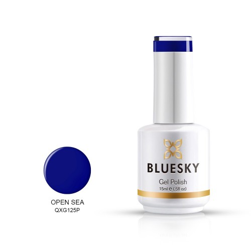 Bluesky Ημιμόνιμο Βερνίκι Νυχιών Aquamarine Qxg125 Open Sea ,15ml