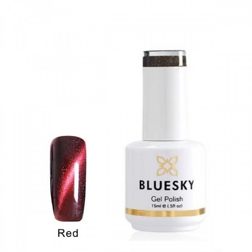 Bluesky Ημιμόνιμο Βερνίκι Νυχιών Cat Eye Red ,15ml