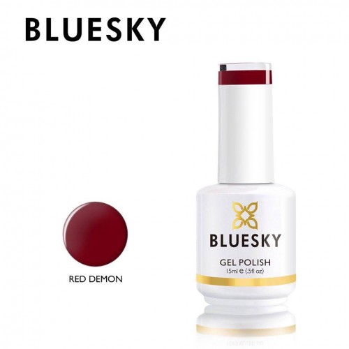 Bluesky Ημιμόνιμο Βερνίκι Νυχιών Secret Cellar Red Demon ,15ml