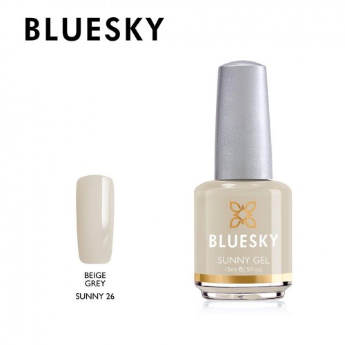 Bluesky Βερνίκι Νυχιών Απλό Sunny Gel 26 Beige Grey ,15ml
