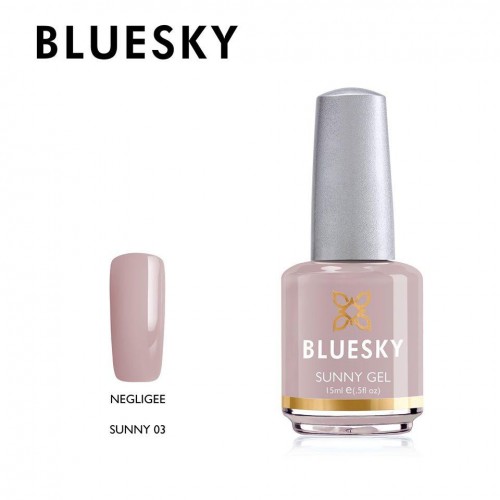 Bluesky Βερνίκι Νυχιών Απλό Sunny Gel 03 Negligee ,15ml