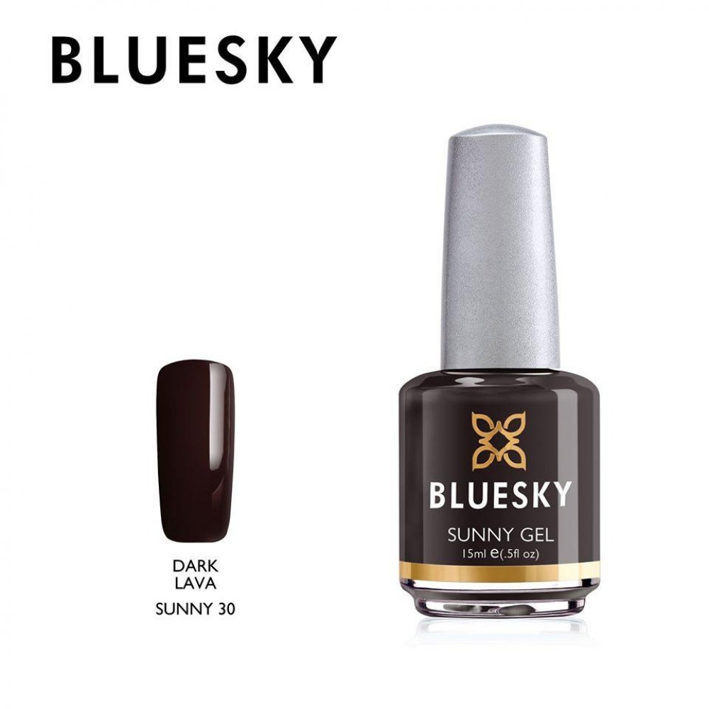 Bluesky Βερνίκι Νυχιών Απλό Sunny Gel 30 Dark Lava ,15ml