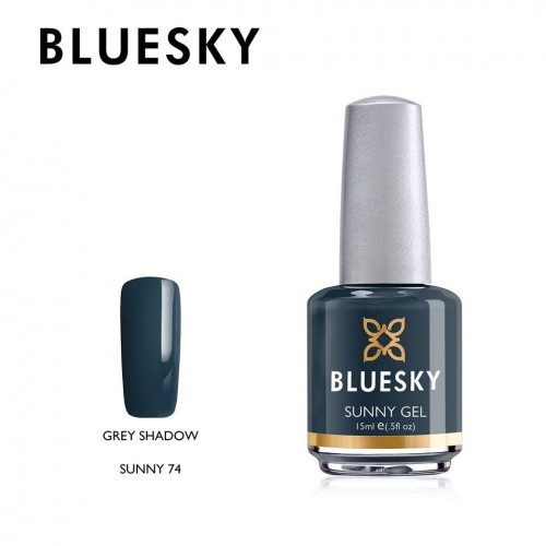 Bluesky Βερνίκι Νυχιών Απλό Sunny Gel 74 Grey Shadow ,15ml
