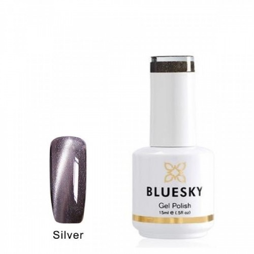 Bluesky Ημιμόνιμο Βερνίκι Νυχιών Cat Eye Silver ,15ml