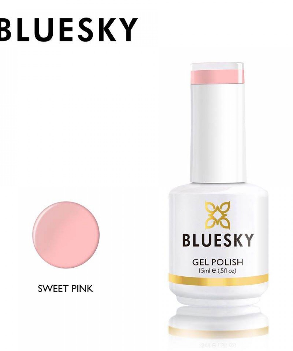 Bluesky Ημιμόνιμο Βερνίκι Νυχιών Summer Party Sweet Pink ,15ml