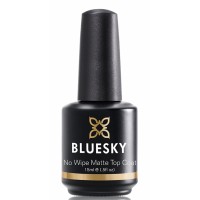 Bluesky No Wipe Matte Top Coat Για Ημιμόνιμο Βερνίκι Νυχιών ,15ml
