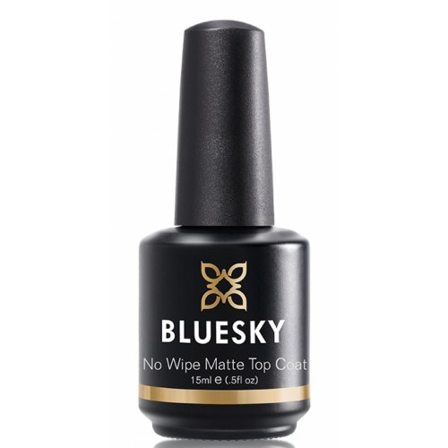 Bluesky No Wipe Matte Top Coat Για Ημιμόνιμο Βερνίκι Νυχιών ,15ml