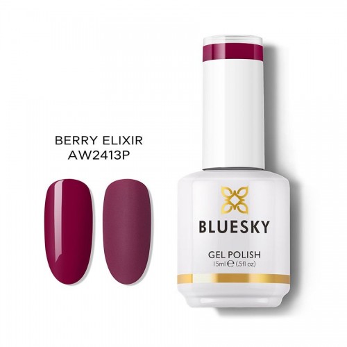 Bluesky  Ημιμόνιμο Βερνίκι νυχιών AW 2413 Berry Elixir  15ml