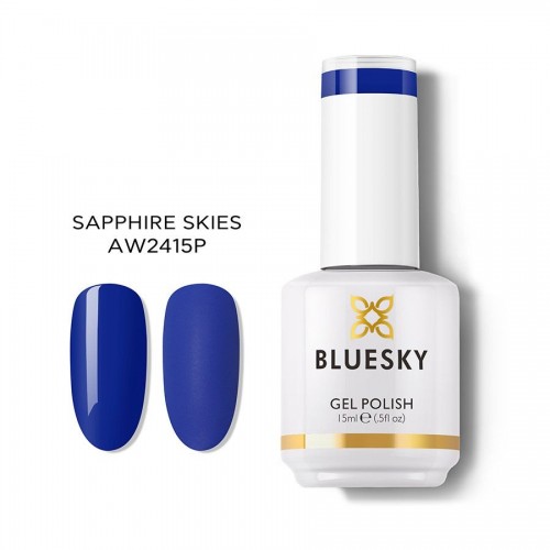 Bluesky  Ημιμόνιμο Βερνίκι νυχιών AW 2415 Sapphire Skies  15ml