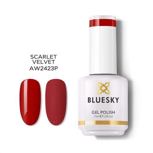 Bluesky  Ημιμόνιμο Βερνίκι νυχιών AW 2423 Scarlet Velvet  15ml