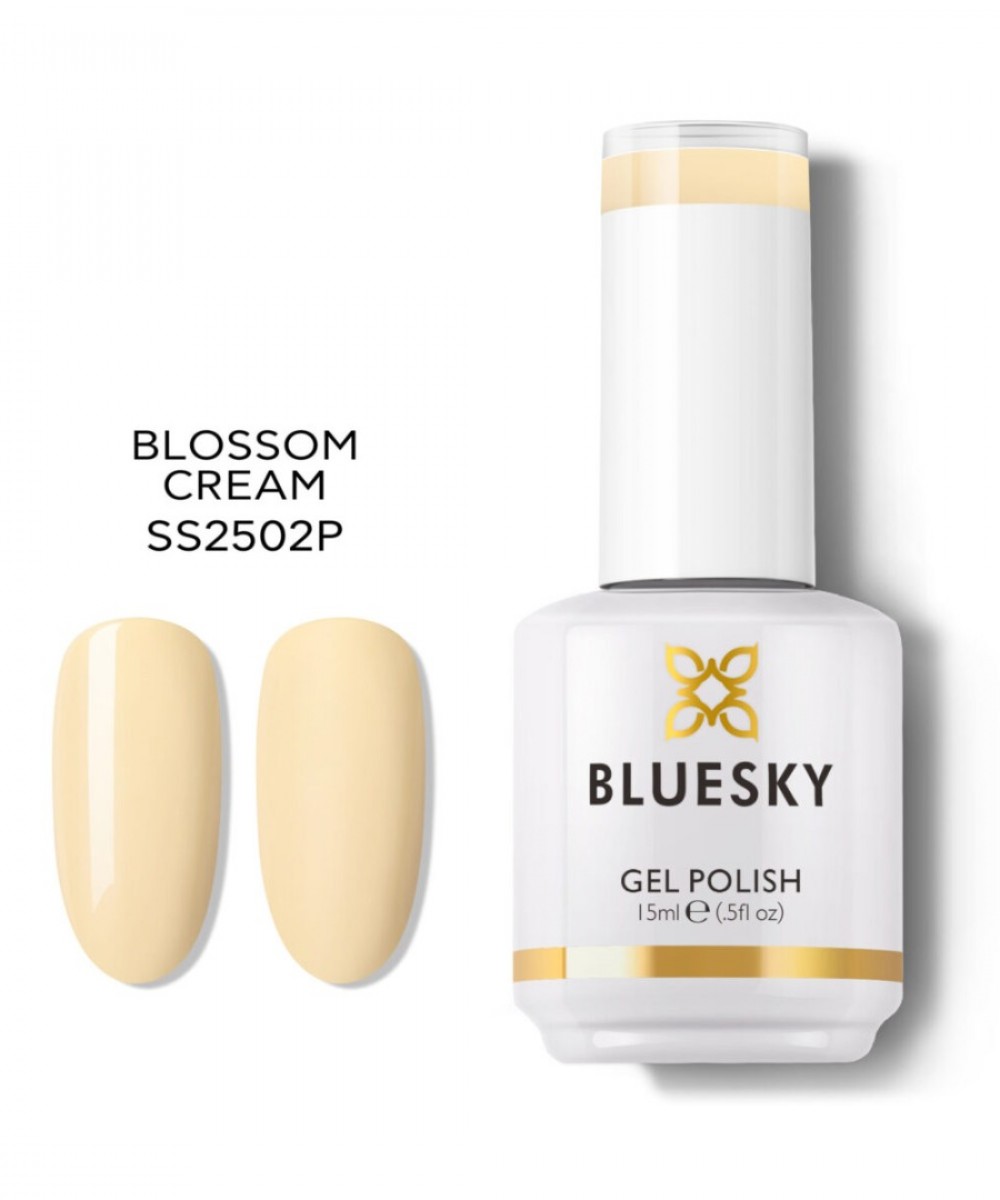 Bluesky Ημιμόνιμο Βερνίκι Νυχιών Gel Polish Blossom Cream SS2502P, 15ml