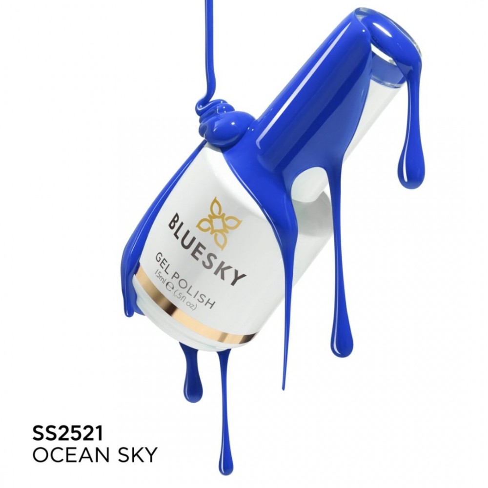 Bluesky Ημιμόνιμο Βερνίκι Νυχιών Gel Polish Ocean Sky – Seasonal SS2521P, 15ml