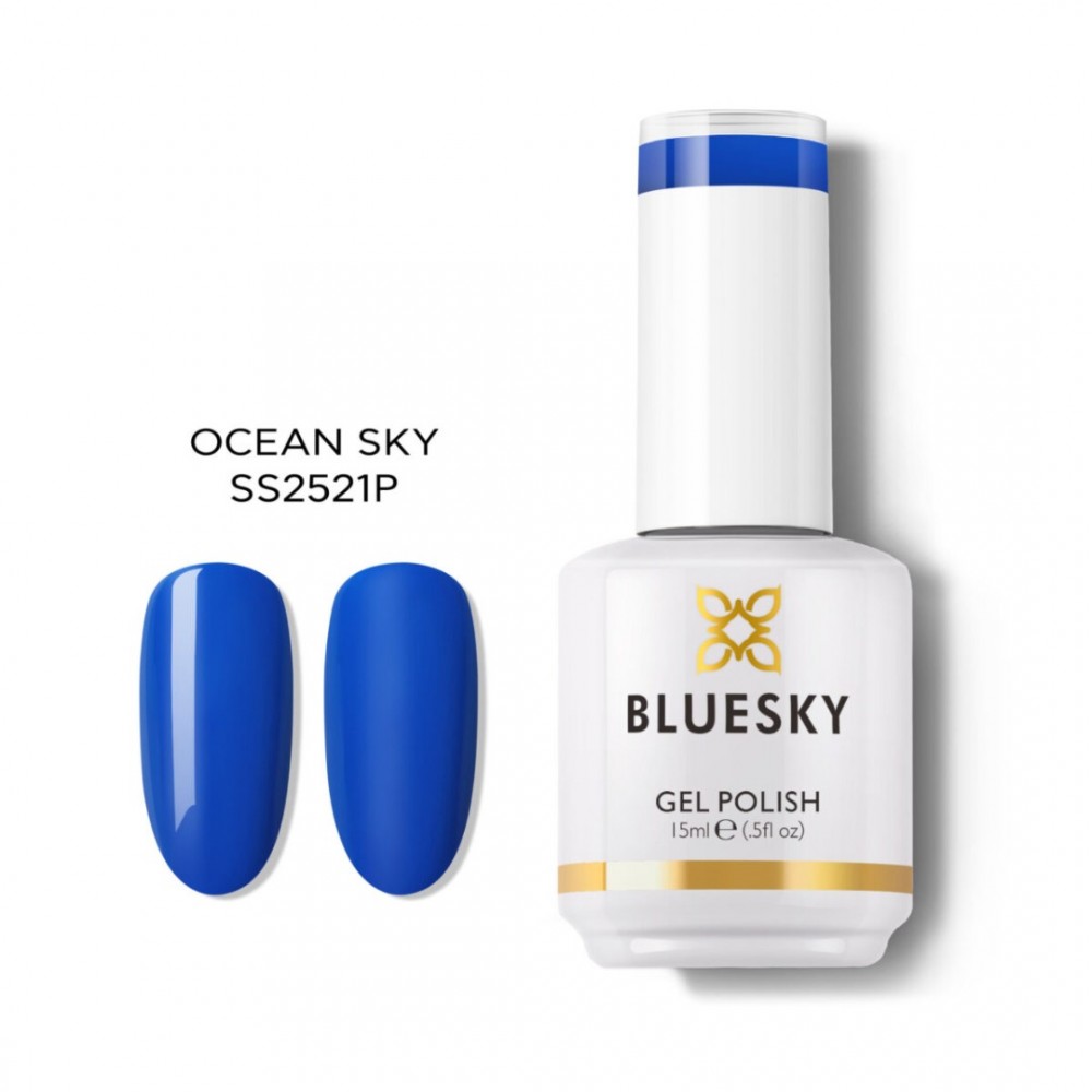 Bluesky Ημιμόνιμο Βερνίκι Νυχιών Gel Polish Ocean Sky – Seasonal SS2521P, 15ml