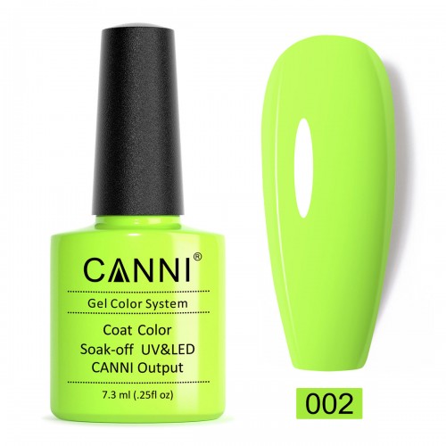Canni Ημιμόνιμο Βερνίκι Νυχιών 002 ,7.3ml