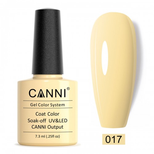 Canni Ημιμόνιμο Βερνίκι Νυχιών 017 ,7.3ml