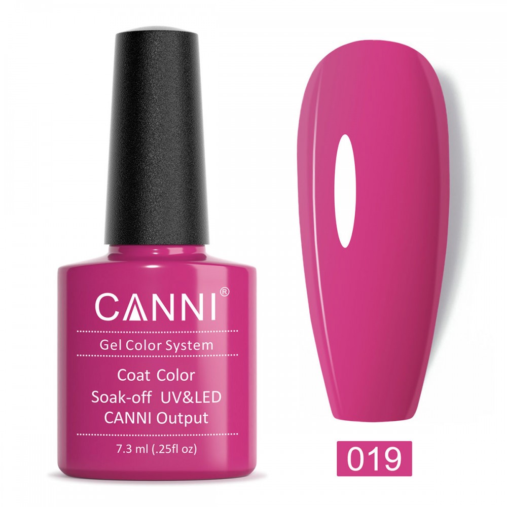 Canni Ημιμόνιμο Βερνίκι Νυχιών 019 ,7.3ml Canni Ημιμόνιμο Βερνίκι Νυχιών 019 ,7.3ml