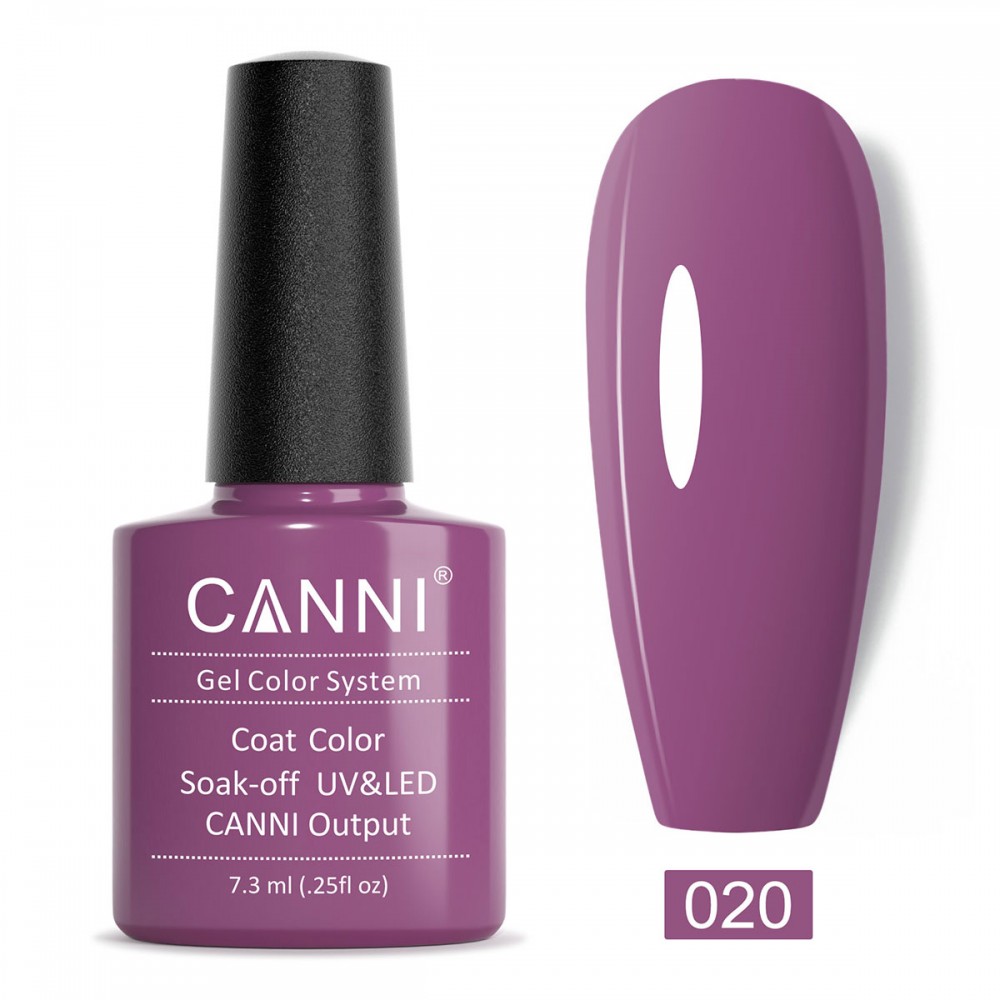 Canni Ημιμόνιμο Βερνίκι Νυχιών 020 ,7.3ml Canni Ημιμόνιμο Βερνίκι Νυχιών 020 ,7.3ml