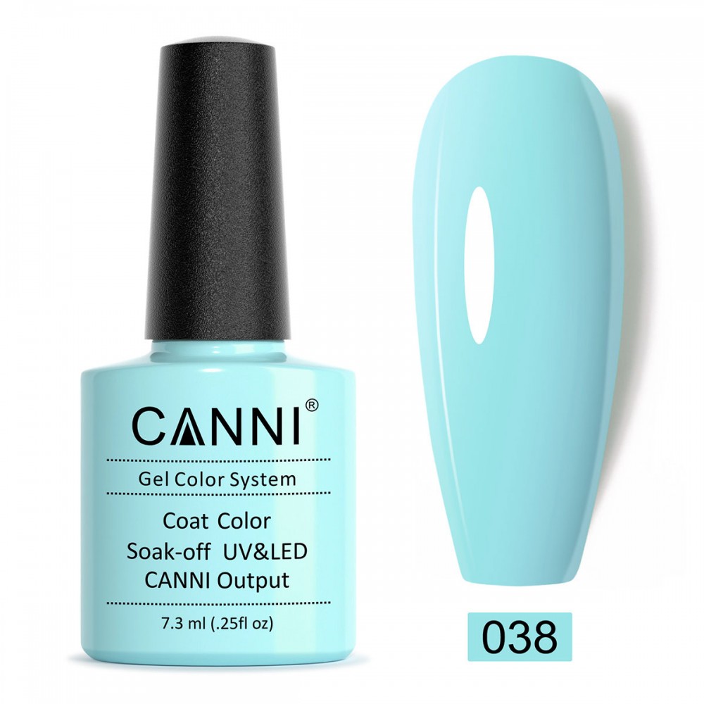 Canni Ημιμόνιμο Βερνίκι Νυχιών 038 ,7.3ml