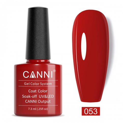Canni Ημιμόνιμο Βερνίκι Νυχιών 053 ,7.3ml