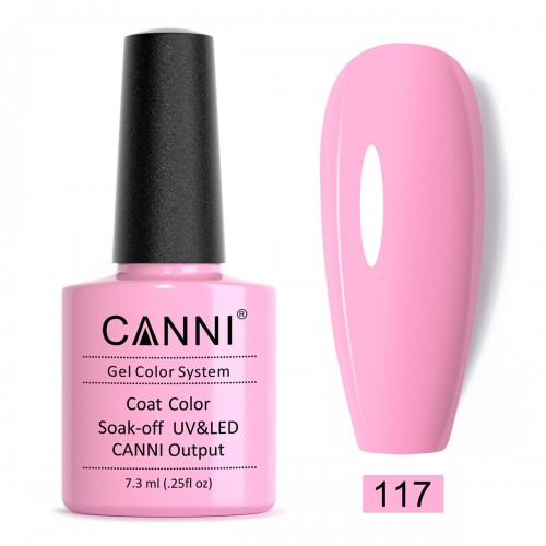 Canni Ημιμόνιμο Βερνίκι Νυχιών 117 ,7.3ml