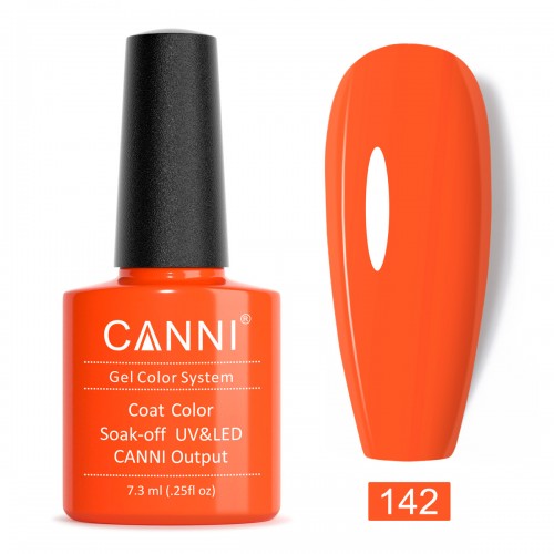 Canni Ημιμόνιμο Βερνίκι Νυχιών 142 ,7.3ml