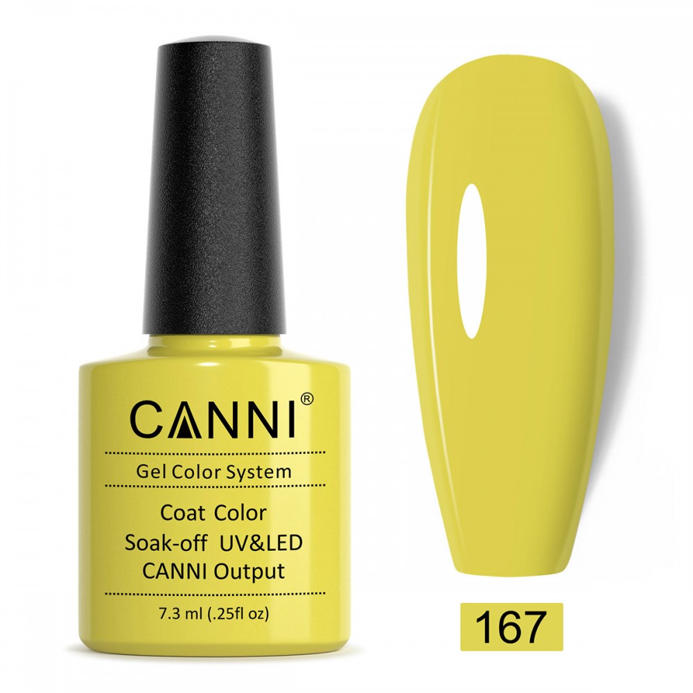 Canni Ημιμόνιμο Βερνίκι Νυχιών 167 ,7.3ml Canni Ημιμόνιμο Βερνίκι Νυχιών 167 ,7.3ml