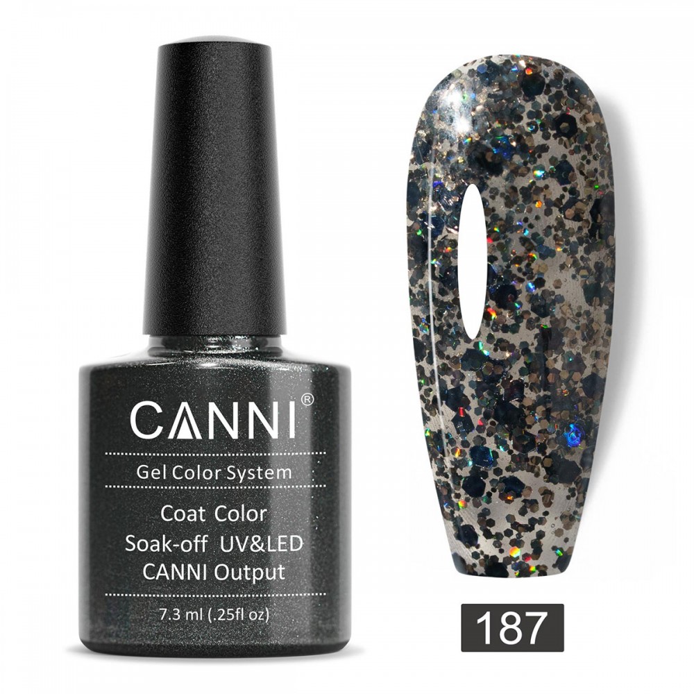 Canni Ημιμόνιμο Βερνίκι Νυχιών 187 ,7.3ml *