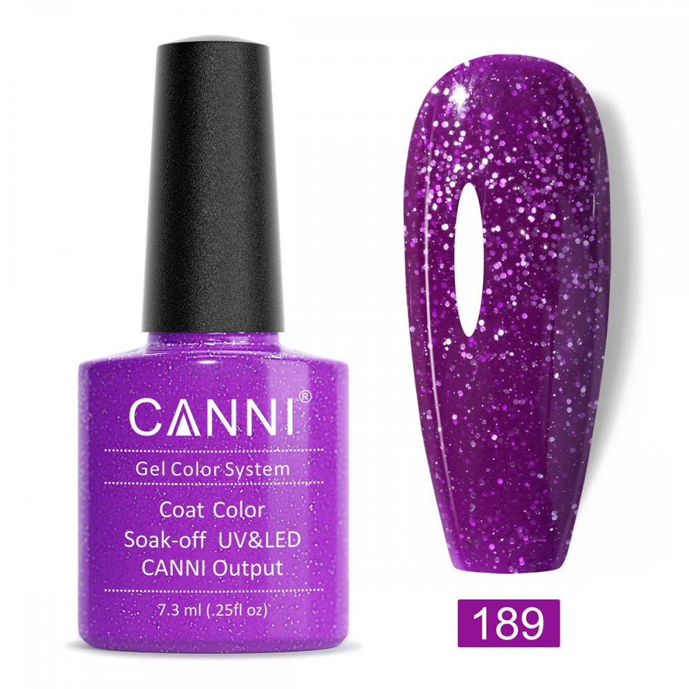 Canni Ημιμόνιμο Βερνίκι Νυχιών 189 ,7.3ml Canni Ημιμόνιμο Βερνίκι Νυχιών 189 ,7.3ml