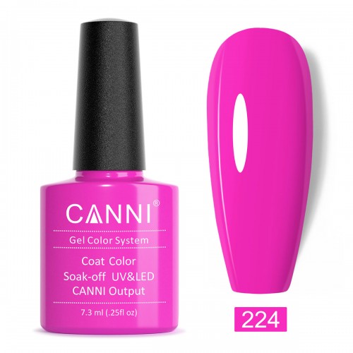 Canni Ημιμόνιμο Βερνίκι Νυχιών 224 ,7.3ml