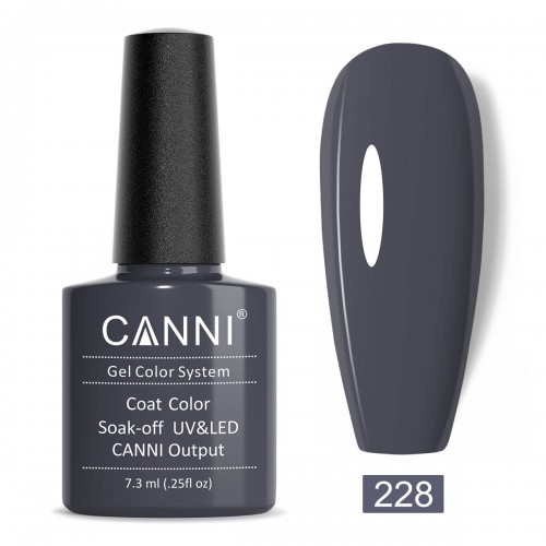 Canni Ημιμόνιμο Βερνίκι Νυχιών 228 ,7.3ml *