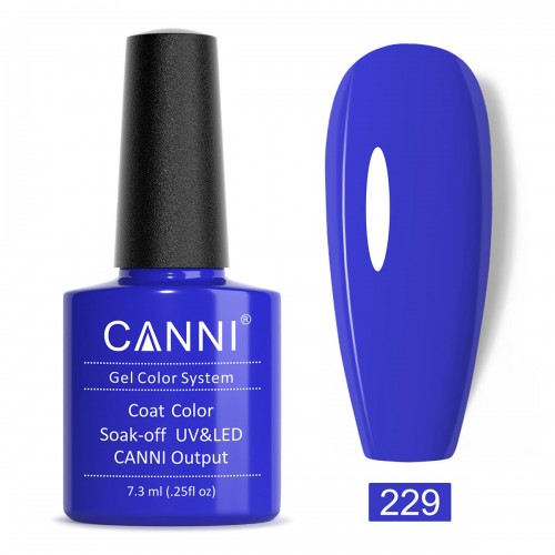 Canni Ημιμόνιμο Βερνίκι Νυχιών 229 ,7.3ml