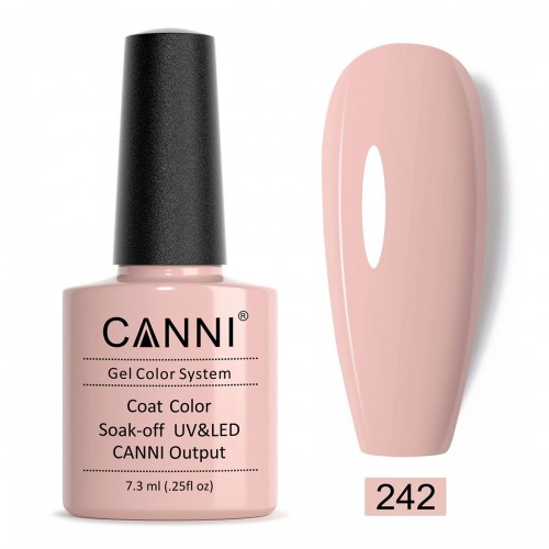 Canni Ημιμόνιμο Βερνίκι Νυχιών 242 ,7.3ml