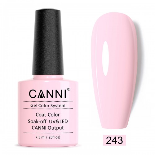 Canni Ημιμόνιμο Βερνίκι Νυχιών 243 ,7.3ml