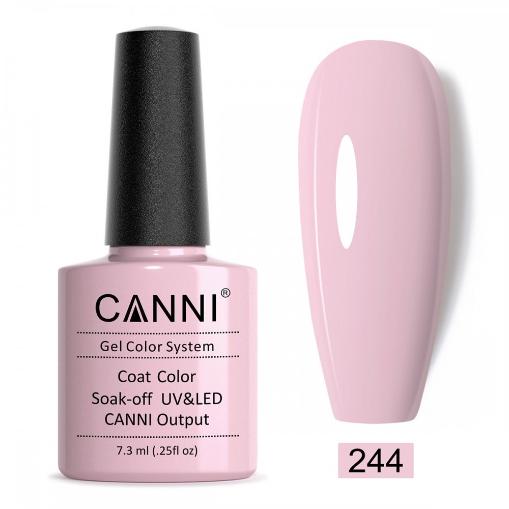 Canni Ημιμόνιμο Βερνίκι Νυχιών 244 ,7.3ml