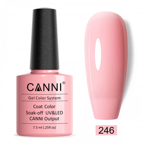 Canni Ημιμόνιμο Βερνίκι Νυχιών 246 ,7.3ml