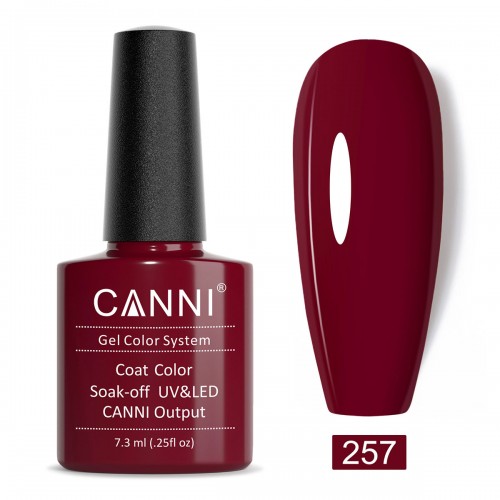Canni Ημιμόνιμο Βερνίκι Νυχιών 257 ,7.3ml