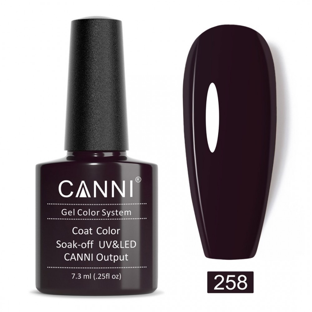 Canni Ημιμόνιμο Βερνίκι Νυχιών 258 ,7.3ml