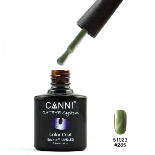 Canni Ημιμόνιμο Βερνίκι Νυχιών Cat Eye 285 ,7.3ml *