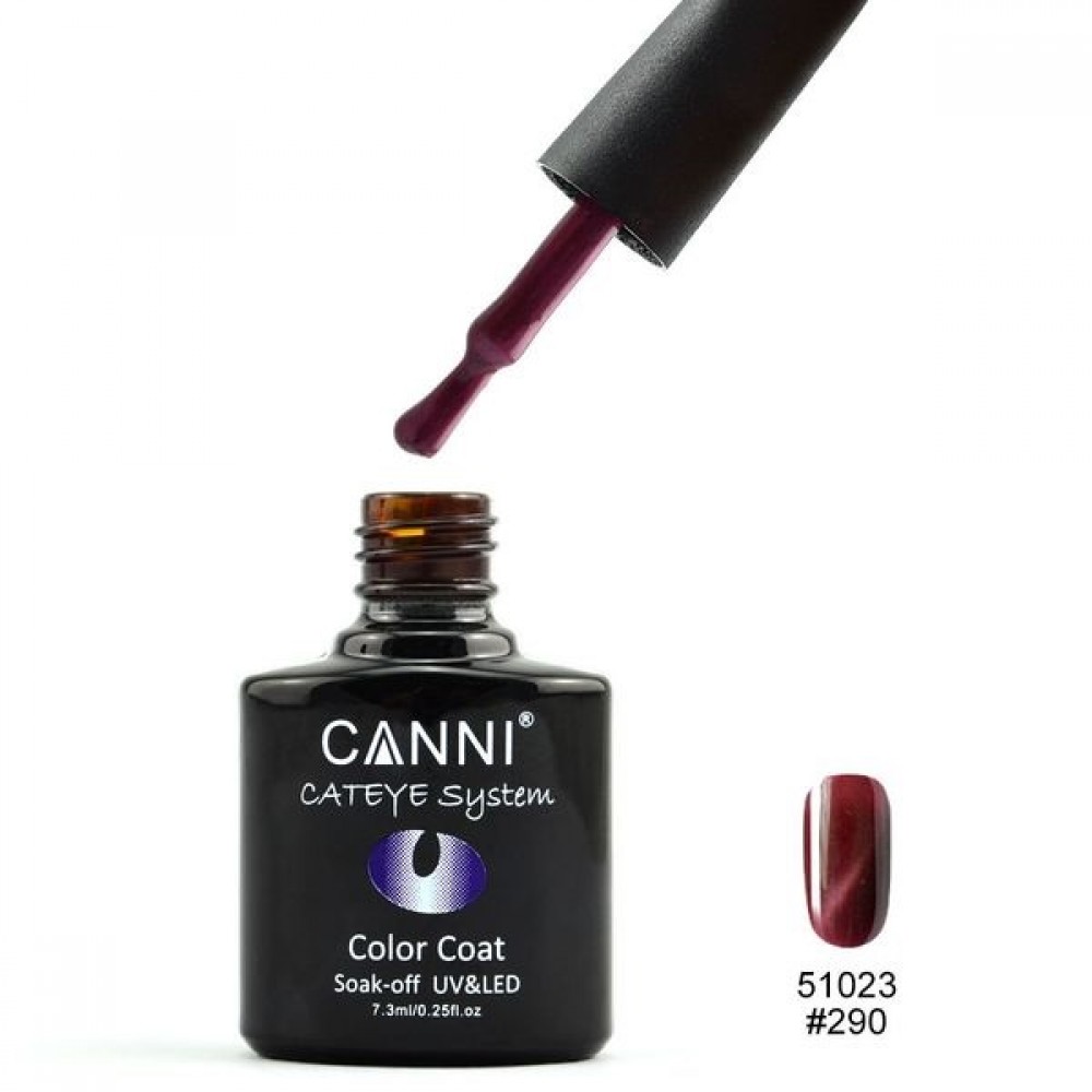 Canni Ημιμόνιμο Βερνίκι Νυχιών Cat Eye 290 ,7.3ml *