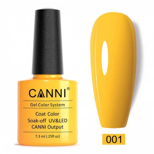 Canni Ημιμόνιμο Βερνίκι Νυχιών 001 7,3 ml *