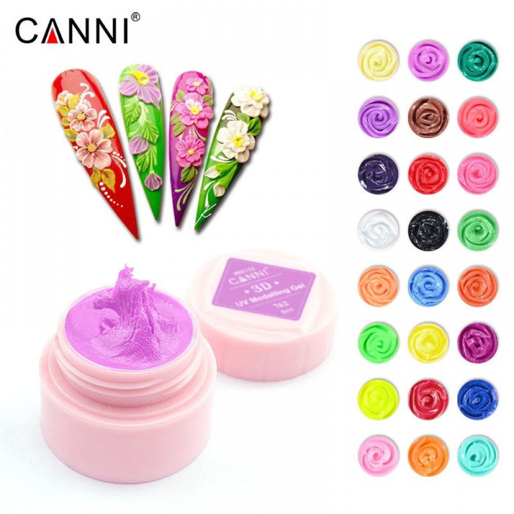 Canni Ημιμόνιμο Βερνίκι Νυχιών 3D Modeling Gel ,8ml * 768 *