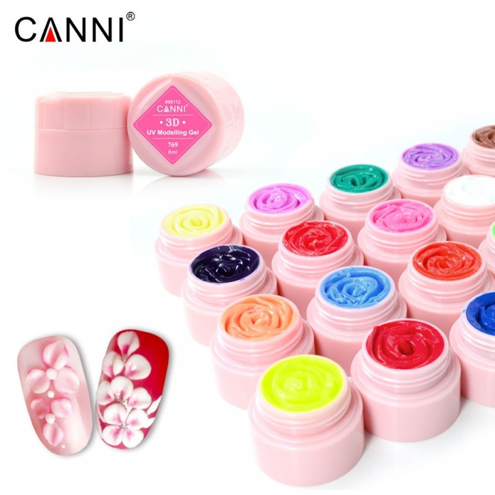 Canni Ημιμόνιμο Βερνίκι Νυχιών 3D Modeling Gel ,8ml Canni Ημιμόνιμο Βερνίκι Νυχιών 3D Modeling Gel ,8ml