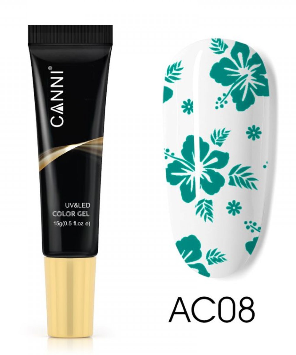 Canni Stamping Color Gel AC08, 15g *