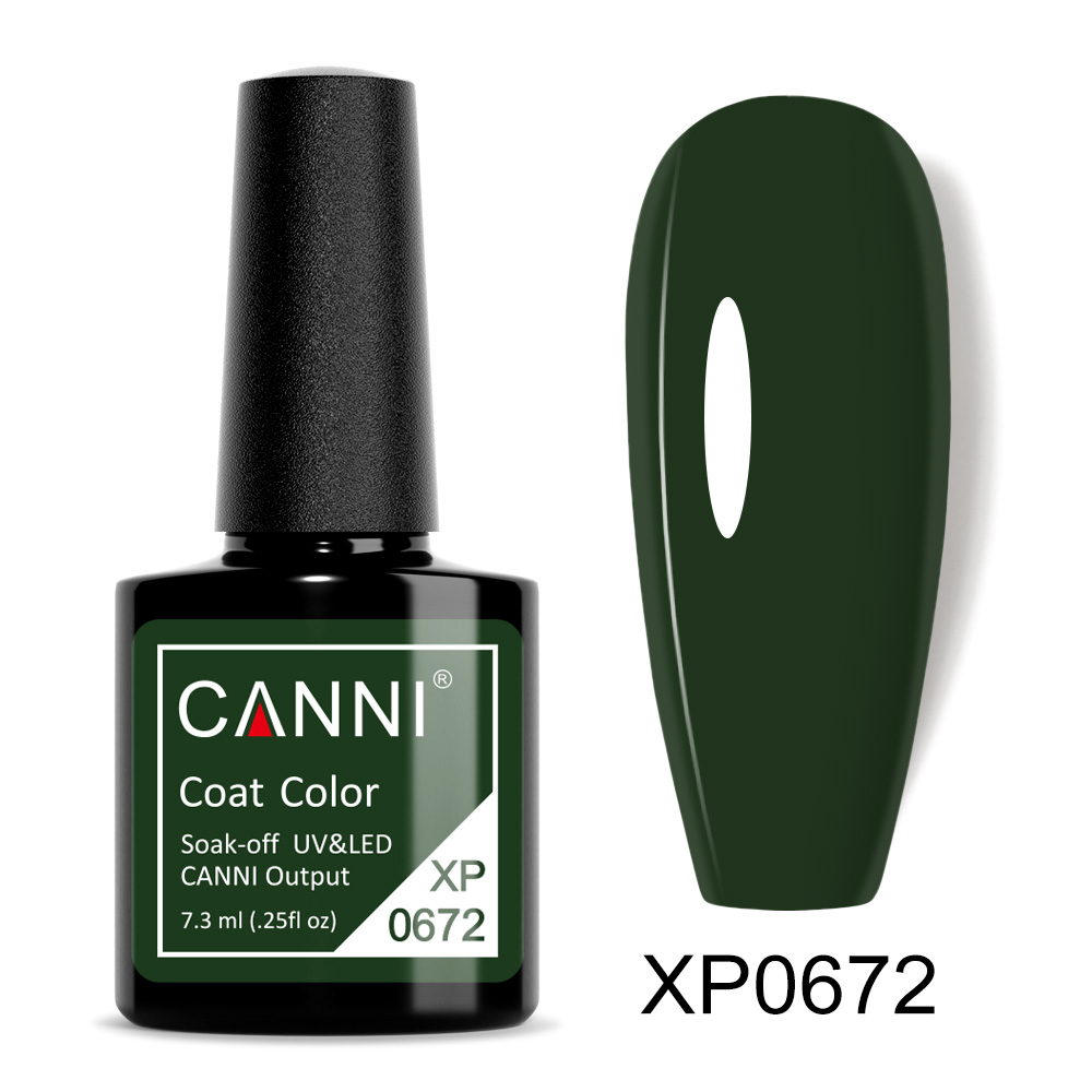 Canni Ημιμόνιμο Βερνίκι Νυχιών XP0672, 7.3ml