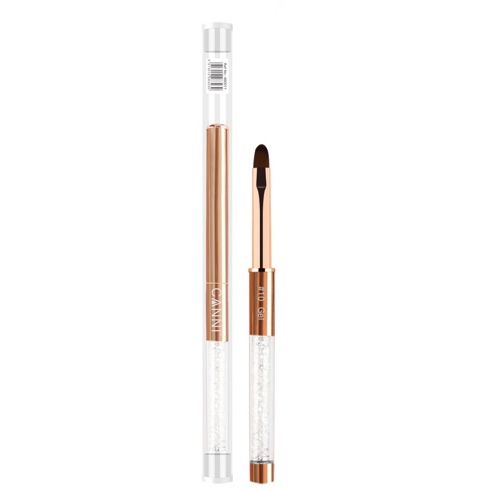 Canni Πινέλο Για Gel No10 Rose Gold