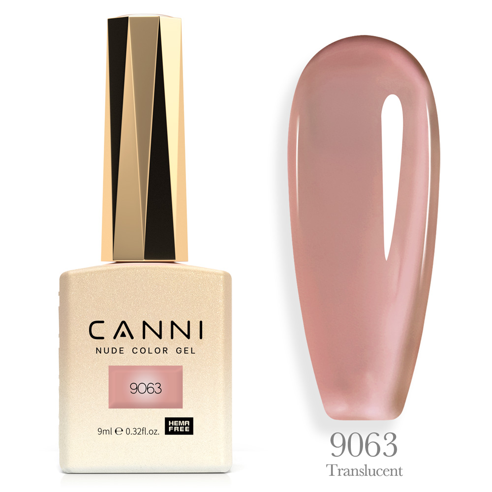 Canni Ημιμόνιμο Βερνίκι Νυχιών 9063 Hema Free