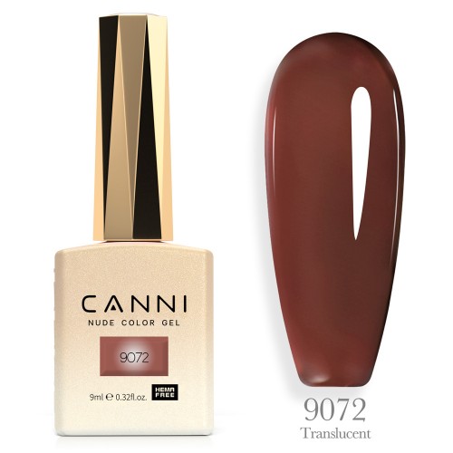 Canni Ημιμόνιμο Βερνίκι Νυχιών 9072 Hema Free